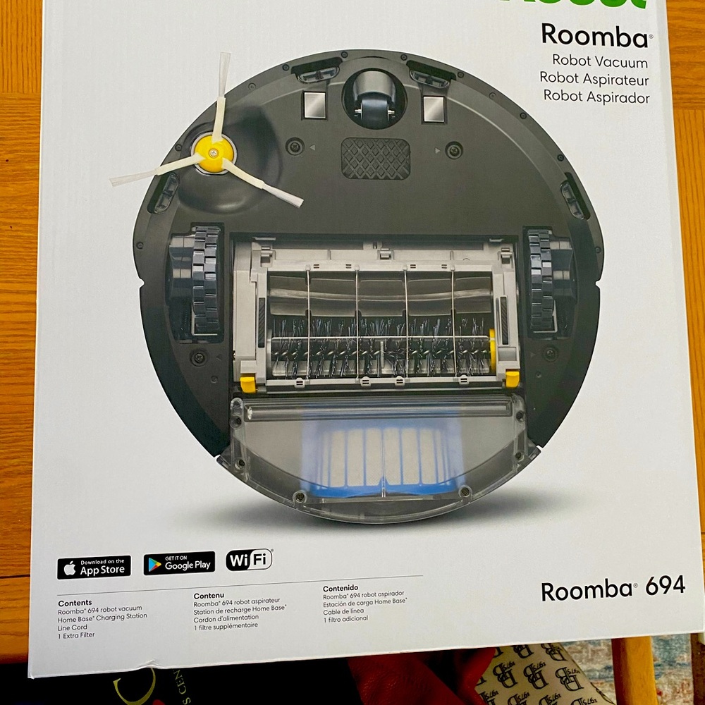 New in Box Wi-Fi Roomba Robot 694